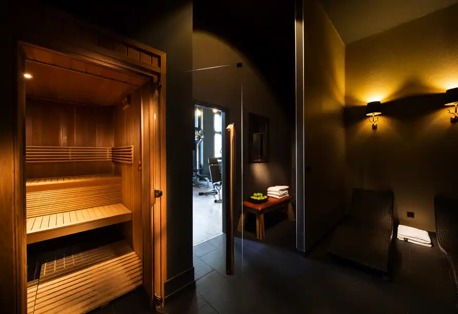 Ein Sauna im Penta Hotel Altstadt in Braunschweig ist ein ideales Ort, um sich nach einem entspannenden Tag im historischen