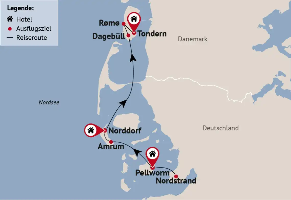Aufnahme - Autorundreise Nordsee