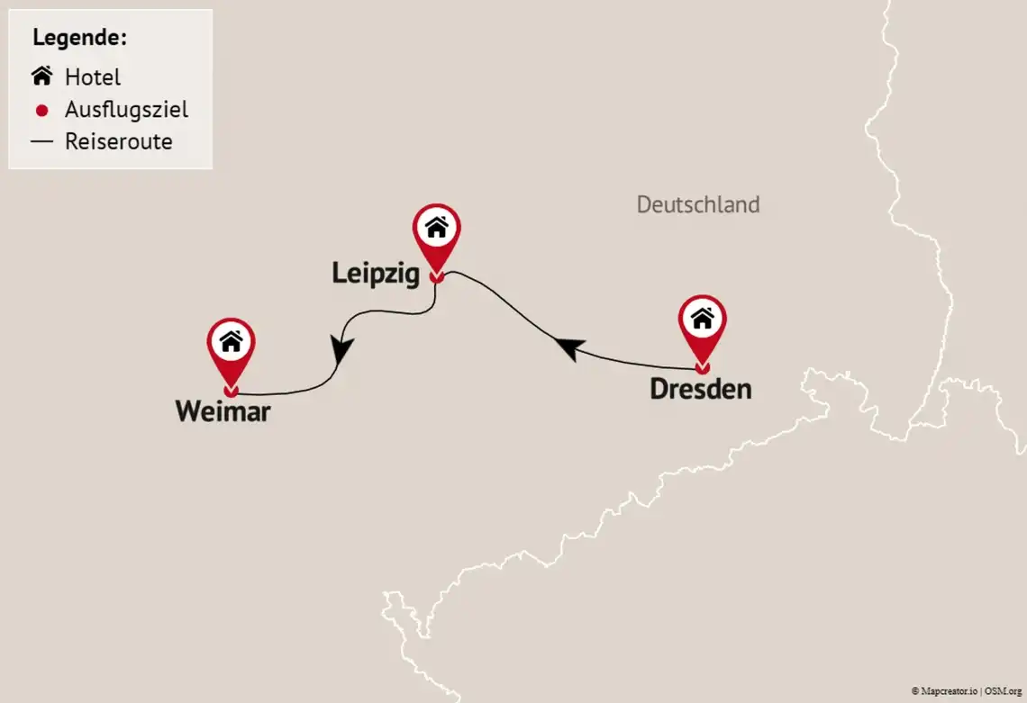 Aufnahme - Autorundreise Dresden