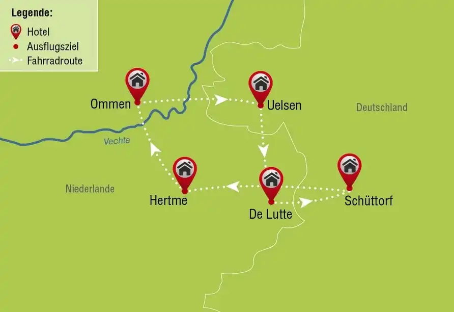 Aufnahme - Tägige Radrundreise