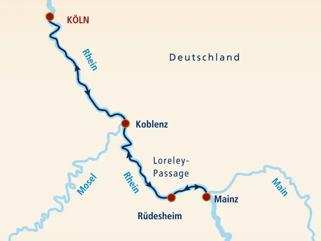 Aufnahme - Adventskreuzfahrt Rhein