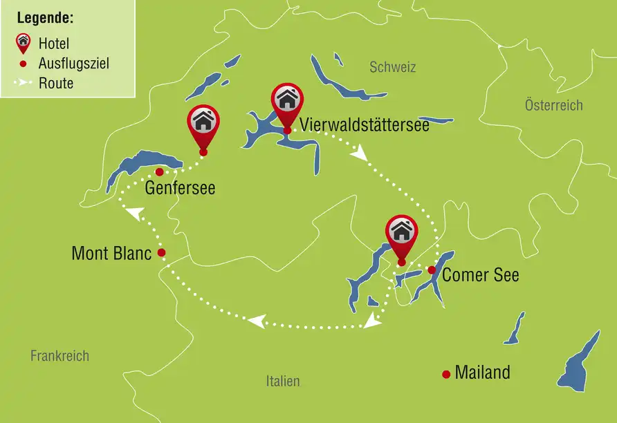 Aufnahme - Autorundreise Schweiz