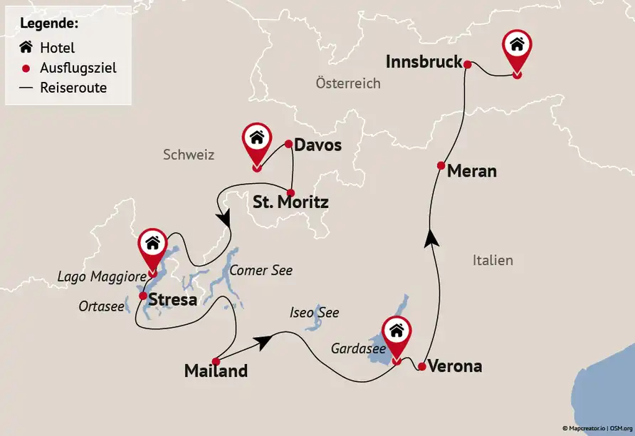 Aufnahme - Autorundreise Ostschweiz