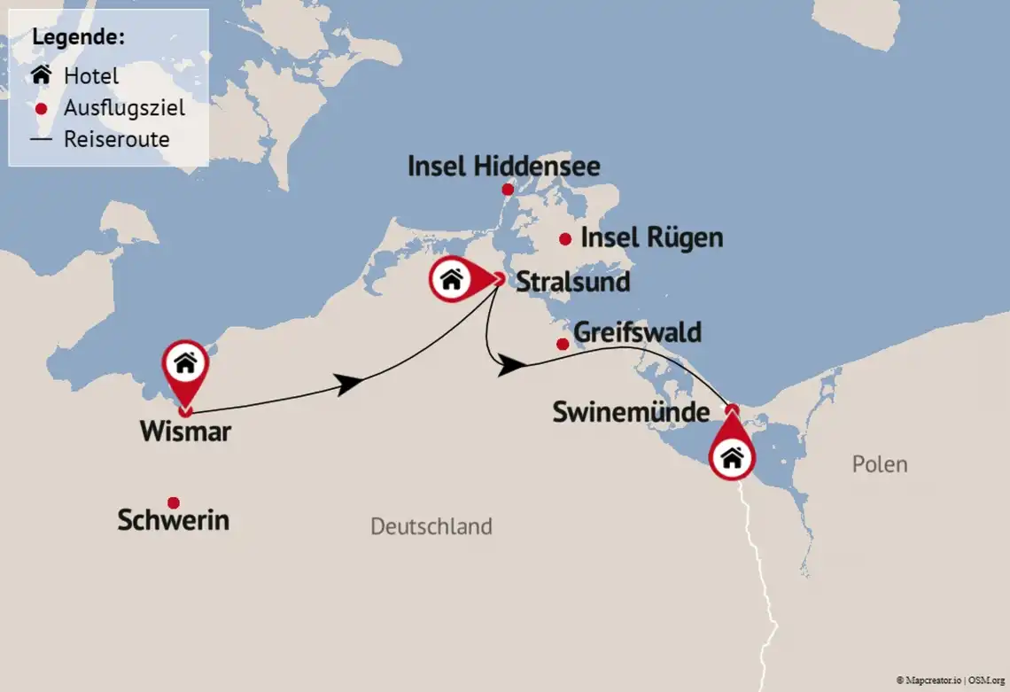 Aufnahme - Autorundreise Wismar