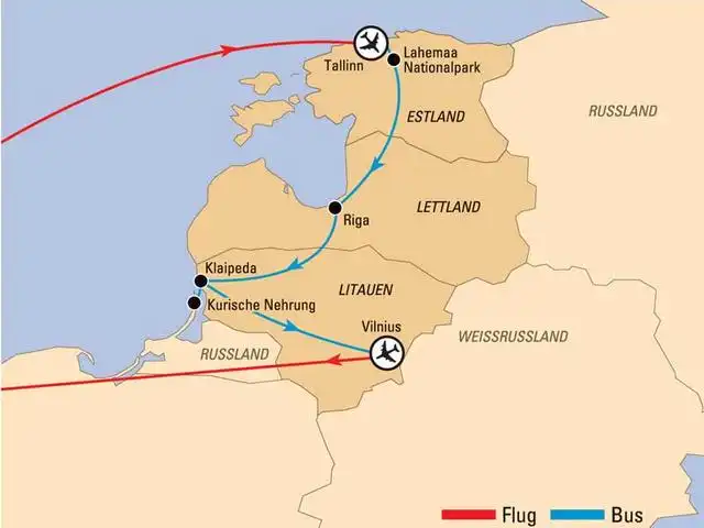 Impression - Baltikum Rundreise