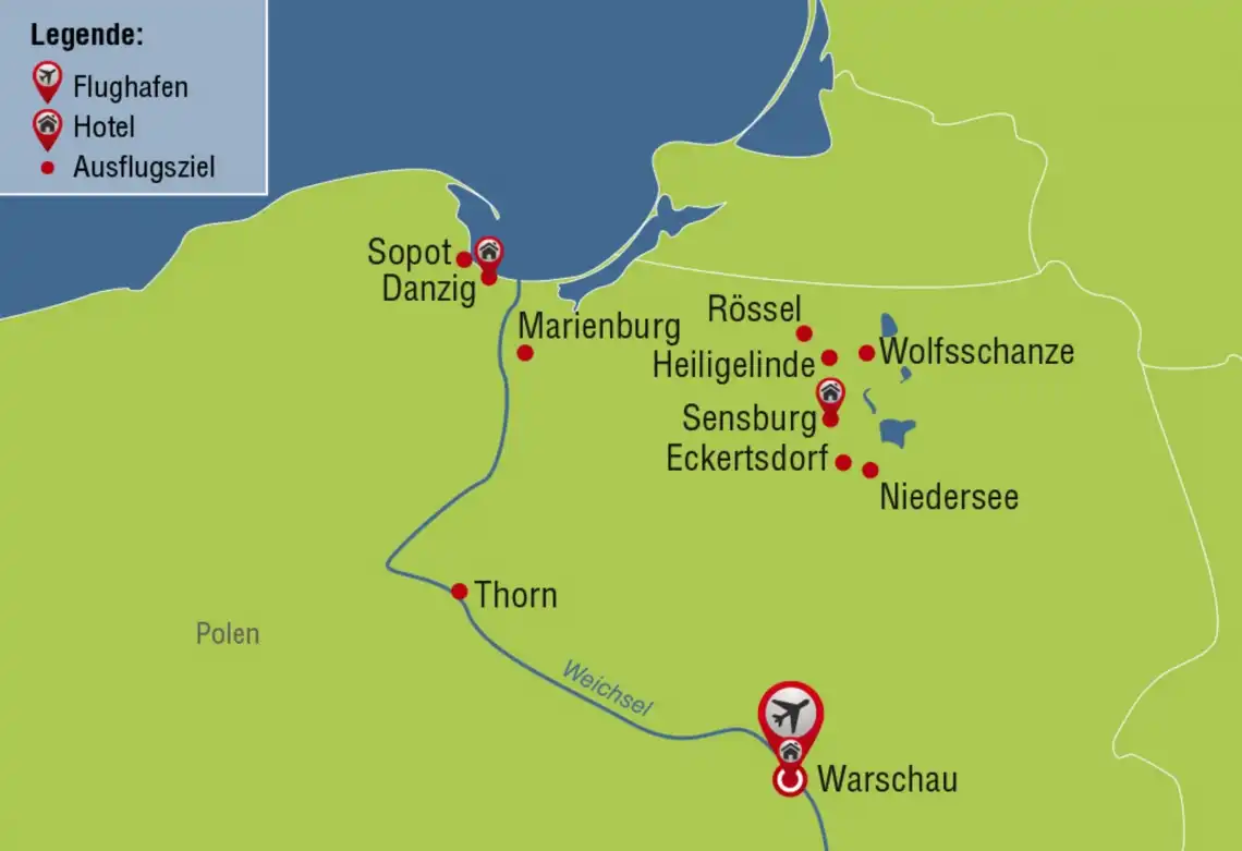 Aufnahme - Polen Rundreise