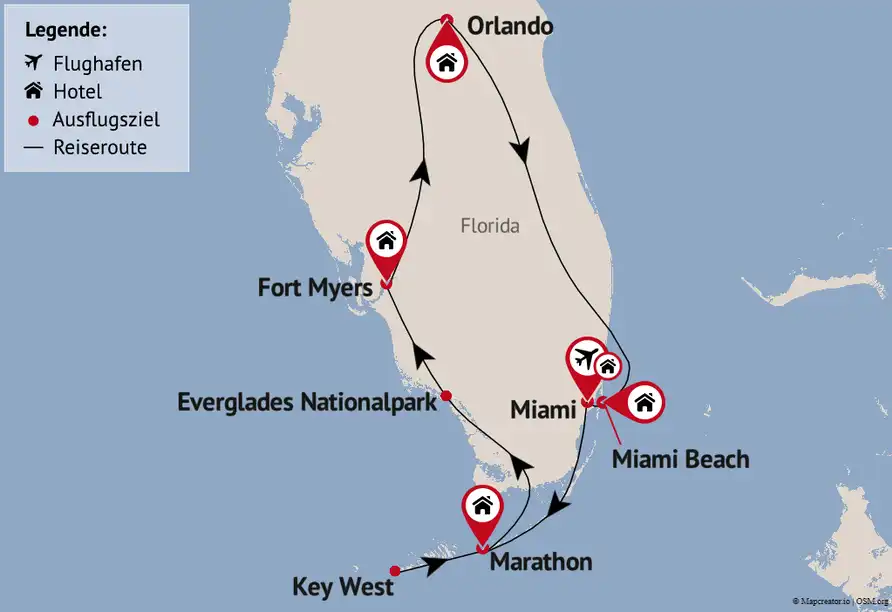 Aufnahme - Rundreise Florida