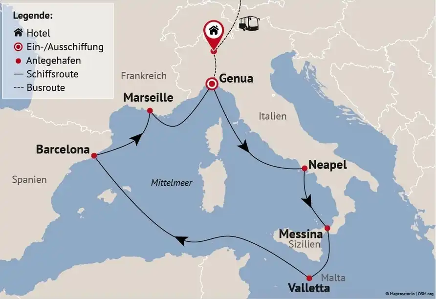 Aufnahme - Perlen Mittelmeers