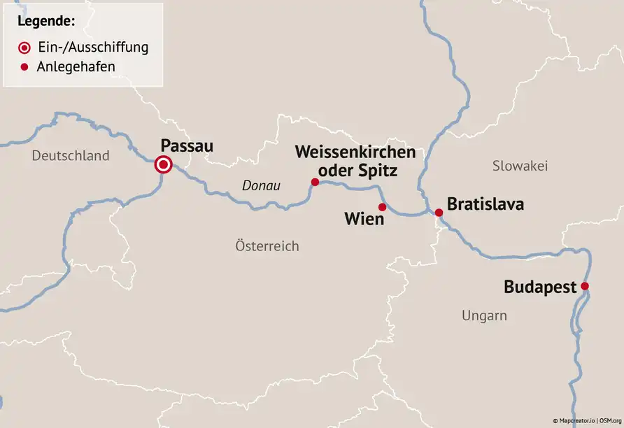 Impression - Donaukreuzfahrt Nächte