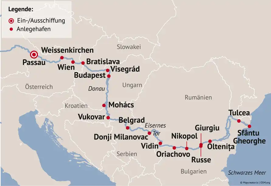 Ansicht - Donaukreuzfahrt