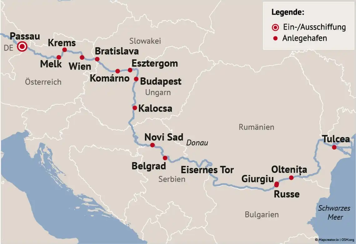 Impression - Donaukreuzfahrt Bis