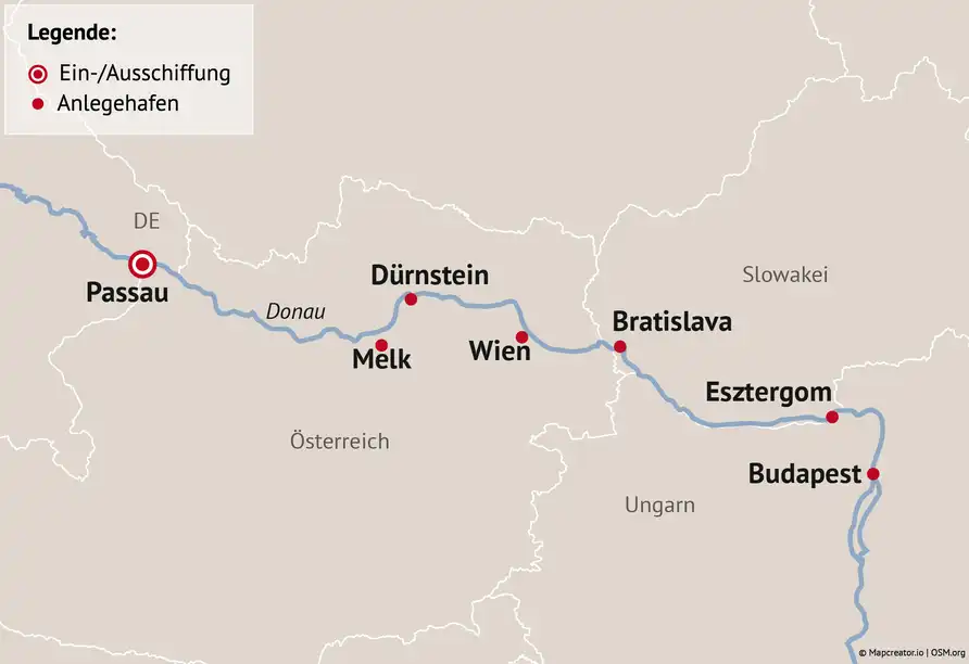 Ansicht - Donaukreuzfahrt All