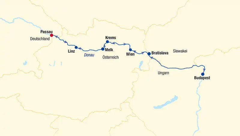 Aufnahme - Donaukreuzfahrt Weihnachten