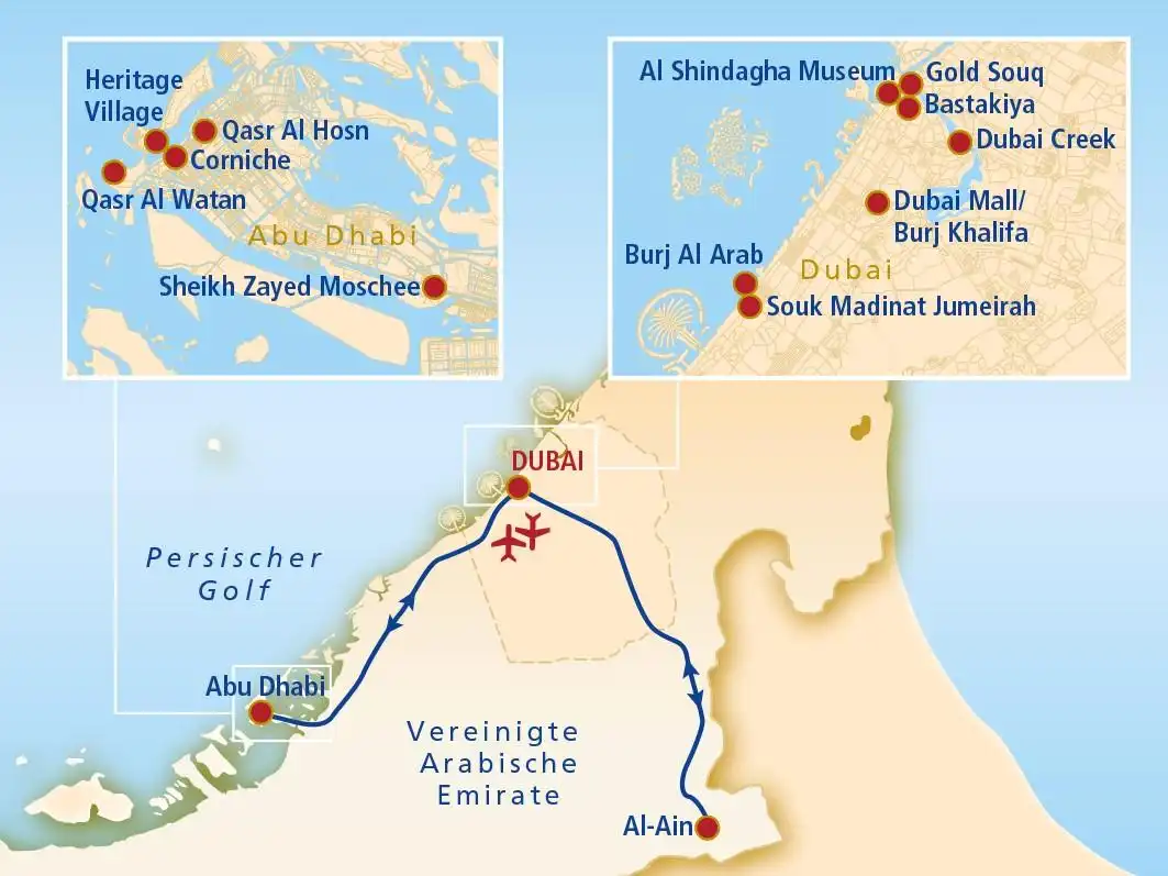Aufnahme - Dubai mit Ausflugspaket