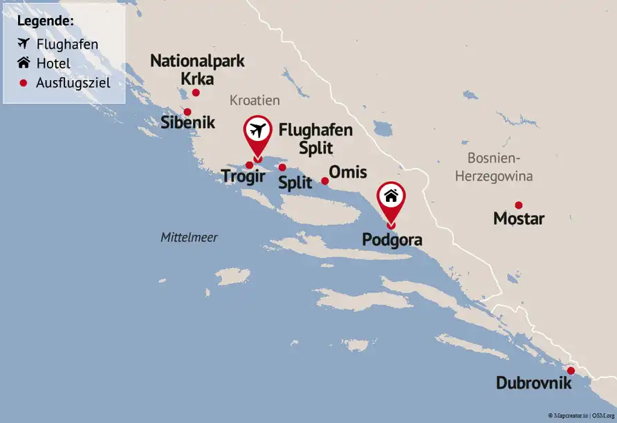 Aufnahme - Erlebnisreise Kroatischen