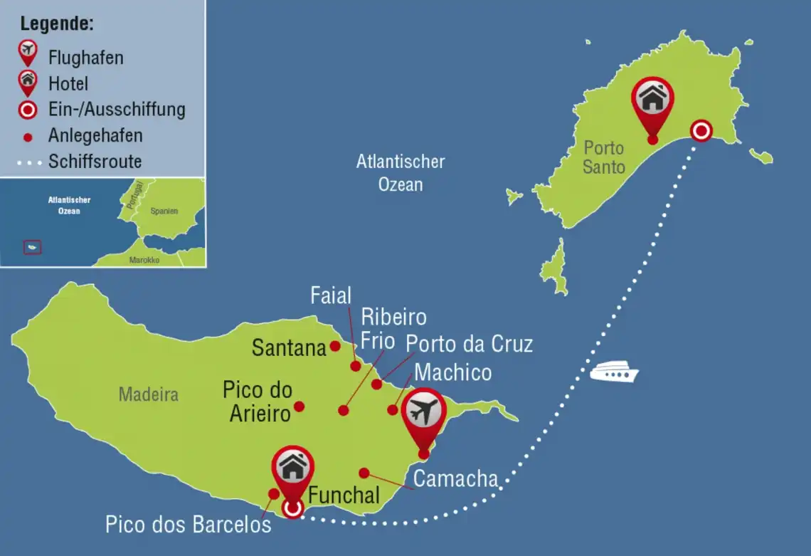 Aufnahme - Erlebnisreise Madeira