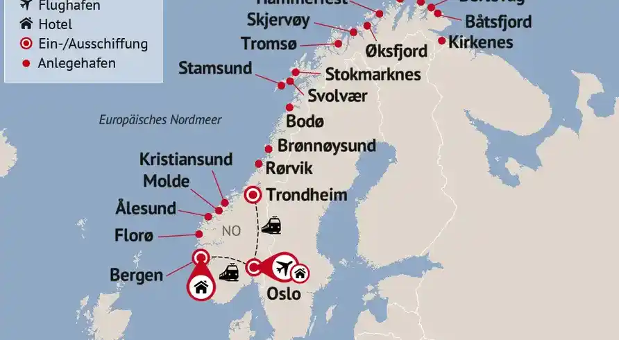 Aufnahme - Erlebnisreise Südnorwegen