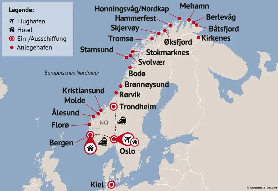 Aufnahme - Erlebnisreise Südnorwegen