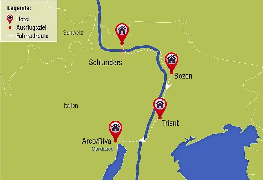 Aufnahme - Etsch Radweg