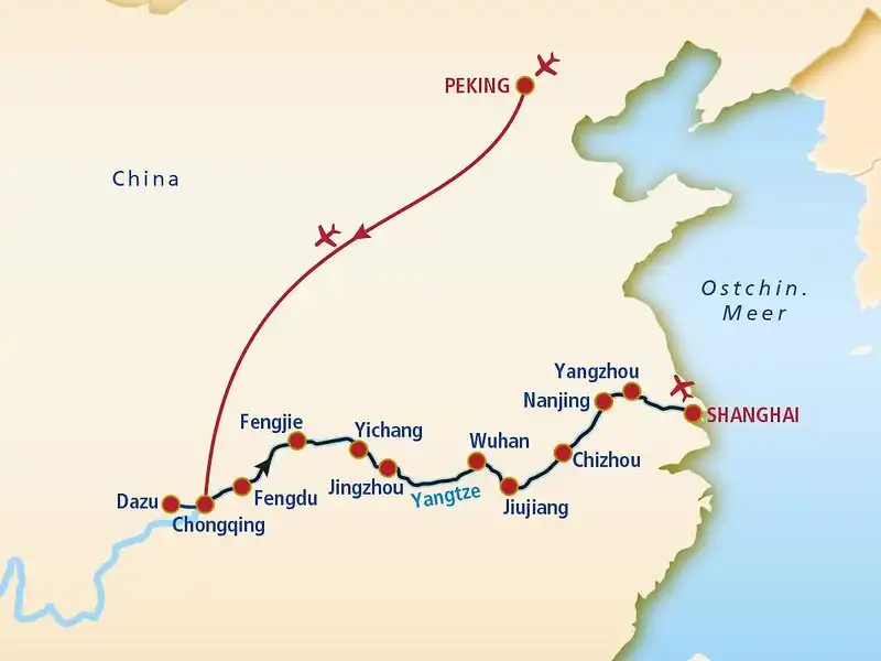 Impression - Flusskreuzfahrt Yangtze