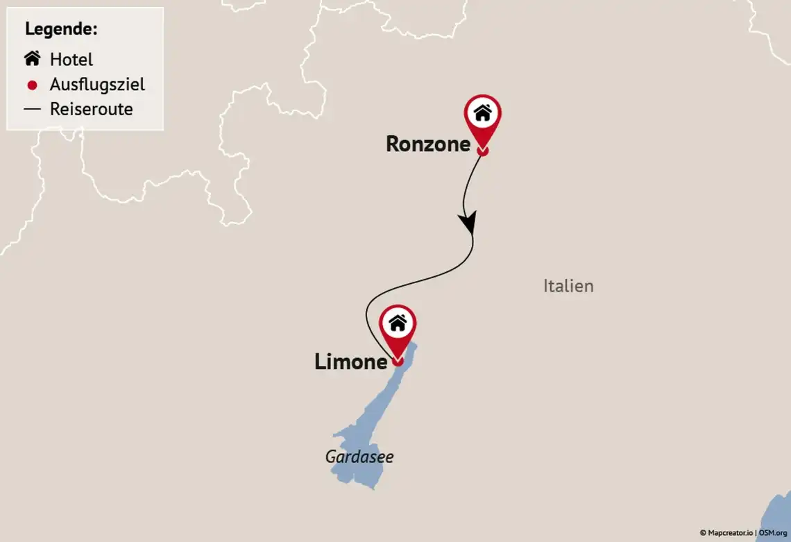 Impression - Autorundreise Trentinosüdtirol