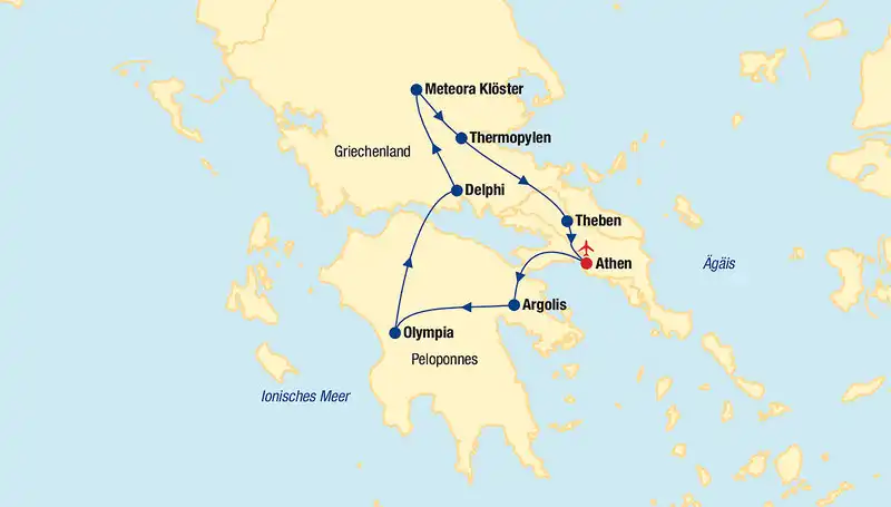 Ansicht - Griechenland Rundreise