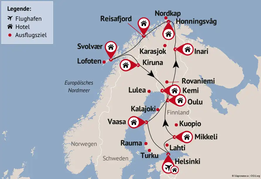 Aufnahme - Große Rundreise