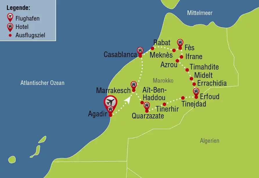 Ansicht - Rundreise Marokko