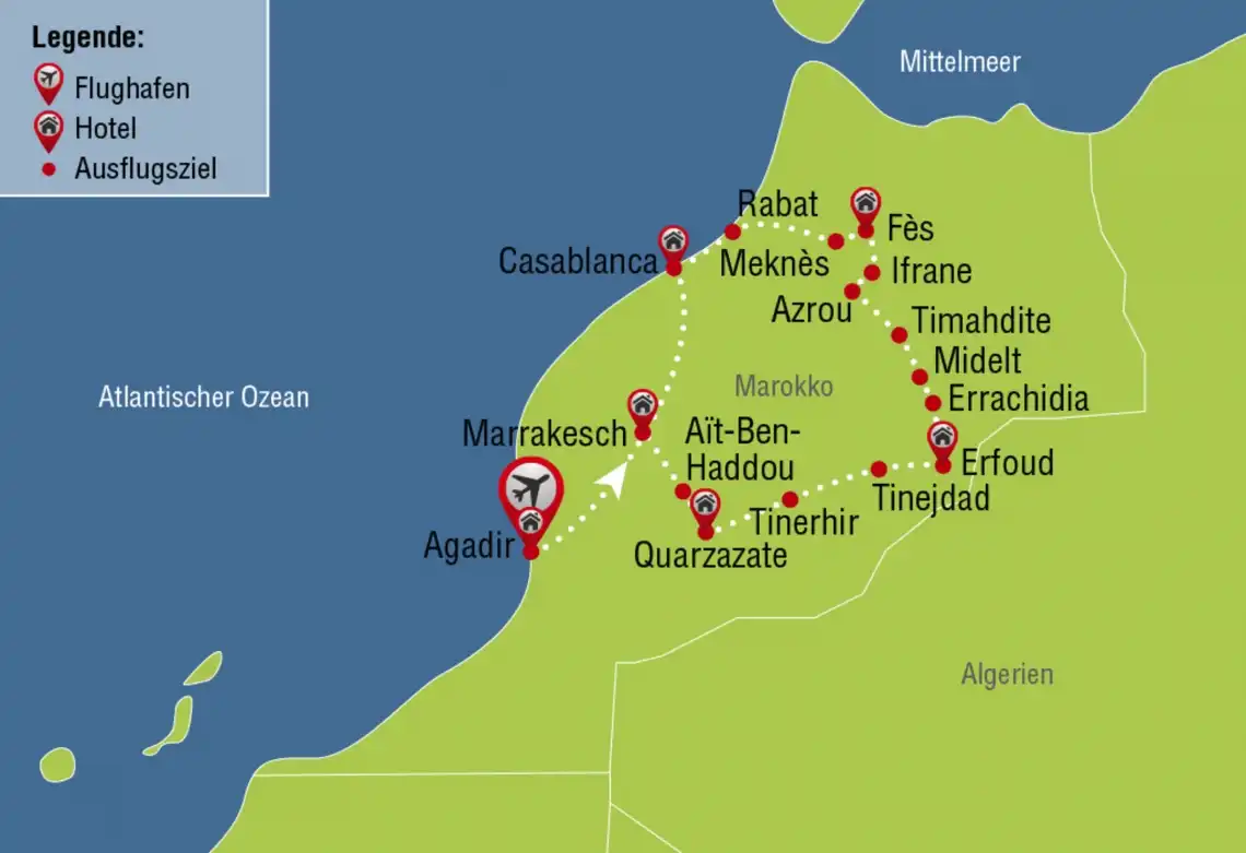 Aufnahme - Große Rundreise