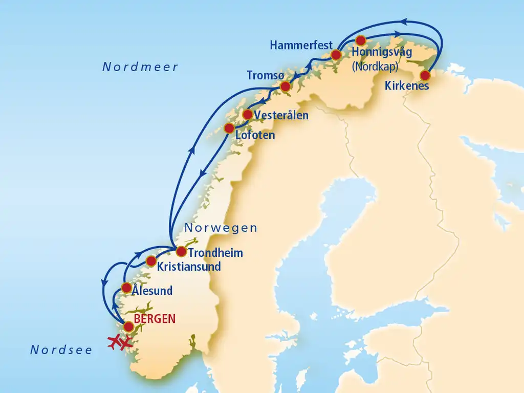 Impression - Hurtigruten Kreuzfahrt