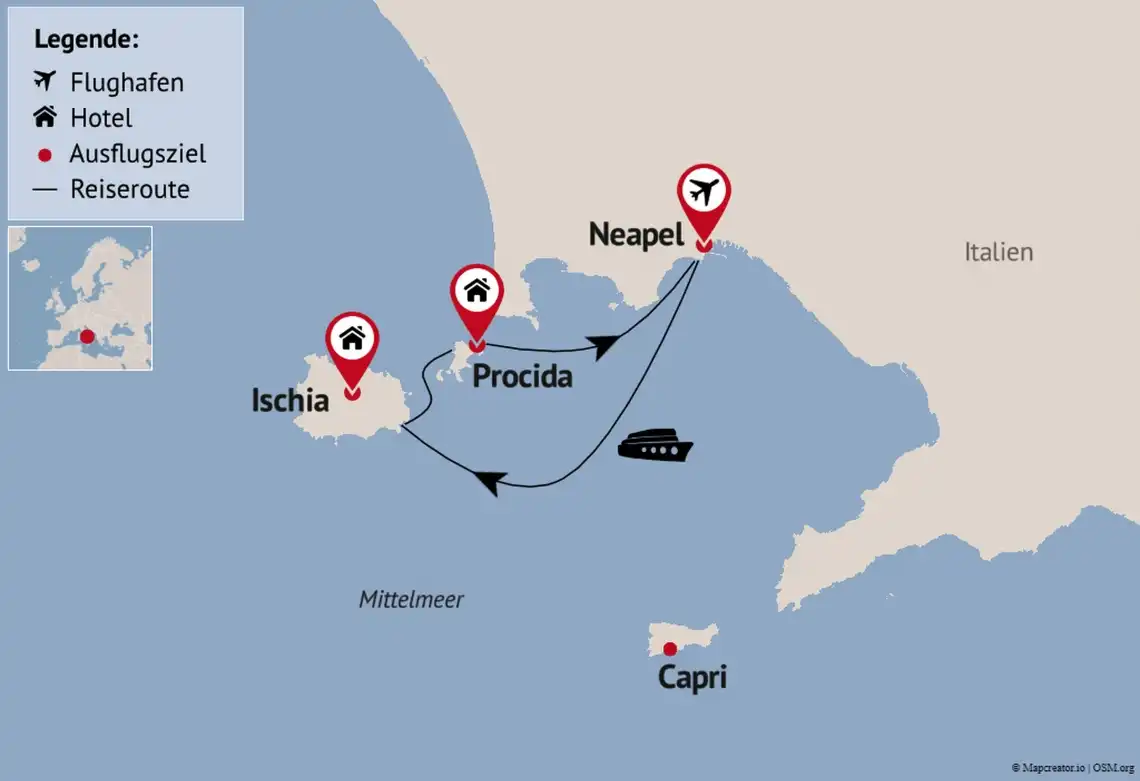 Aufnahme - Inselhüpfen Golf