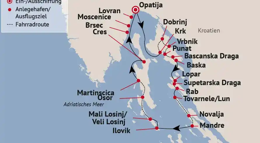 Aufnahme - Inselhüpfen Kroatien