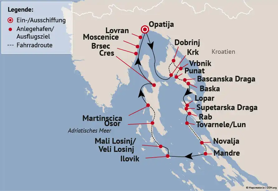 Aufnahme - Inselhüpfen Kroatien