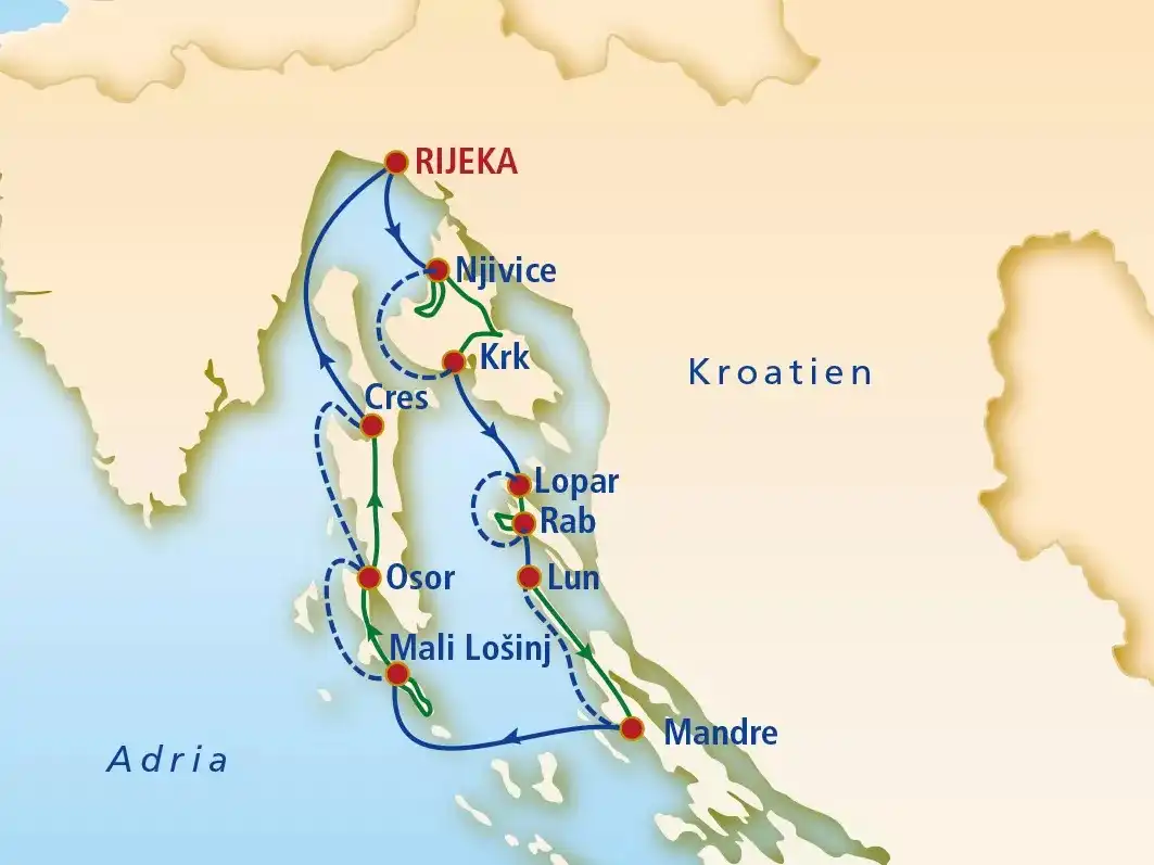 Aufnahme - Kroatien Inselhüpfen