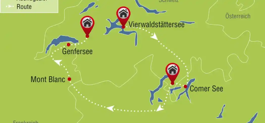 Aufnahme - Tägige Autorundreise