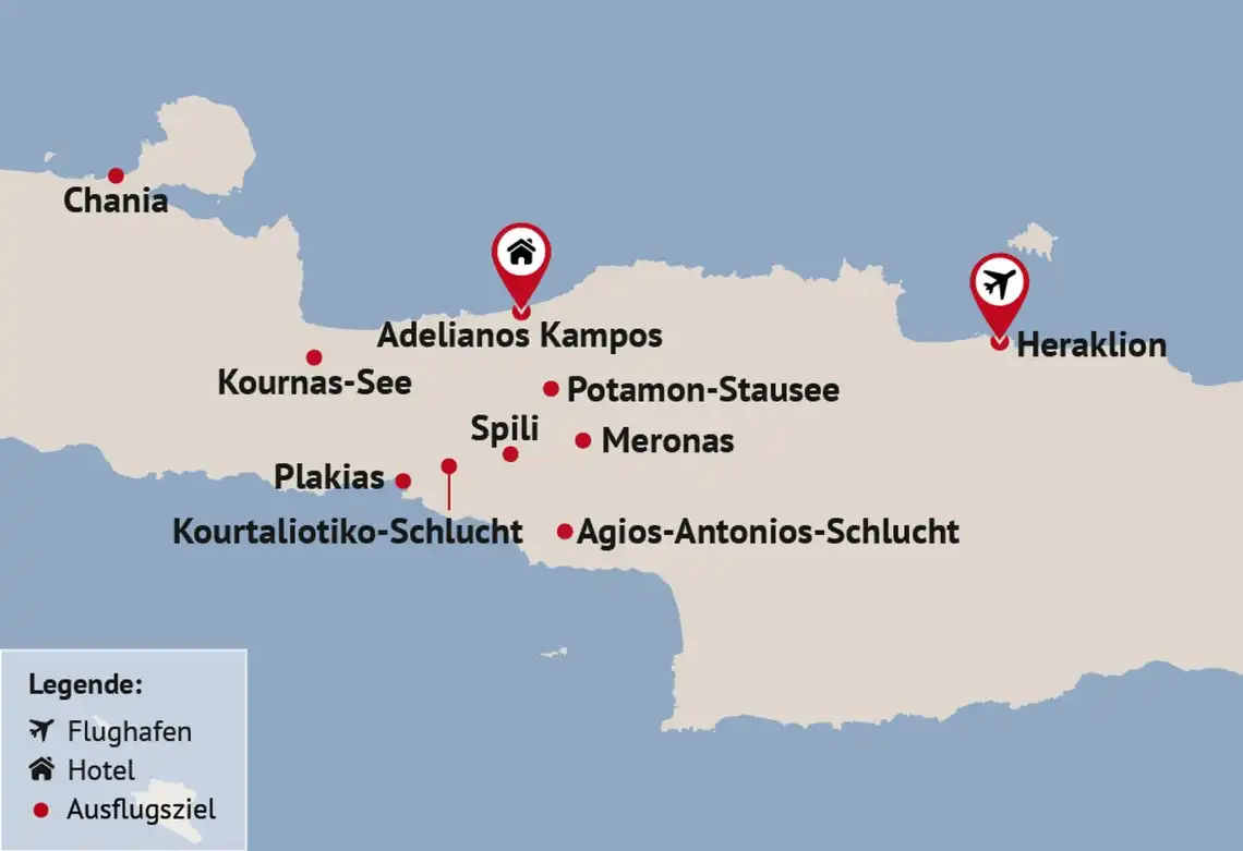 Ansicht - Kreta 8-tägige Flugreise mit 2 Ausflügen