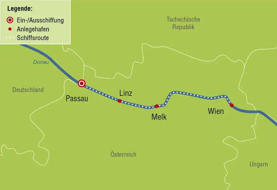 Aufnahme - Kurzreise Donau