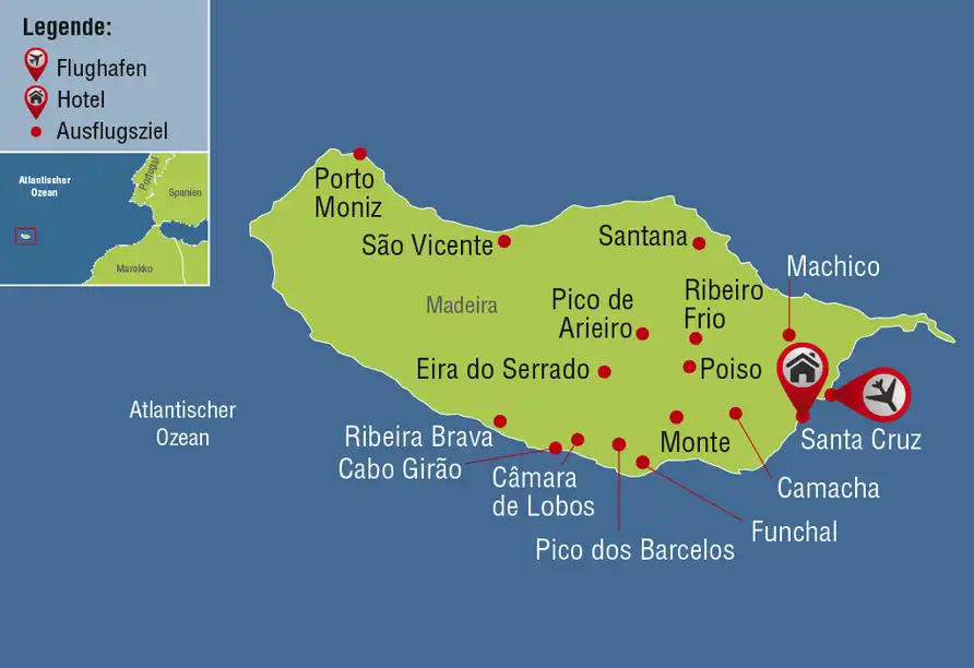 Aufnahme - Madeira Flugreise