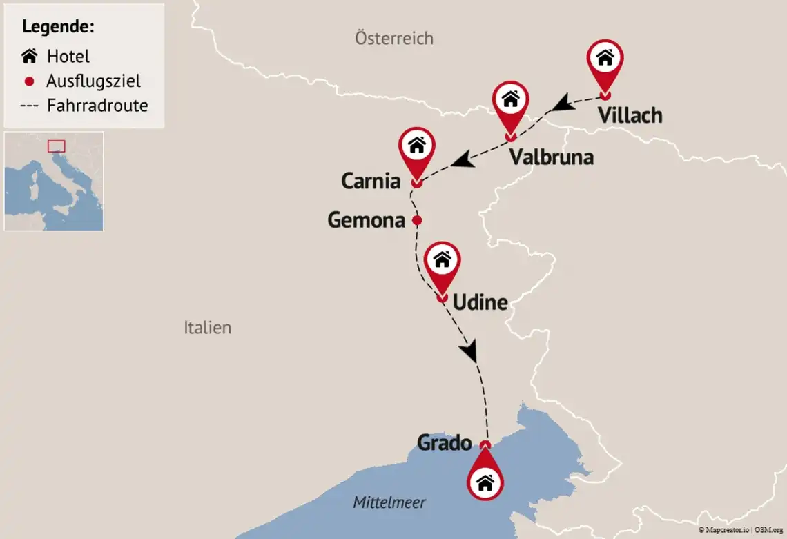 Aufnahme - Rad Alpeadriaradweg