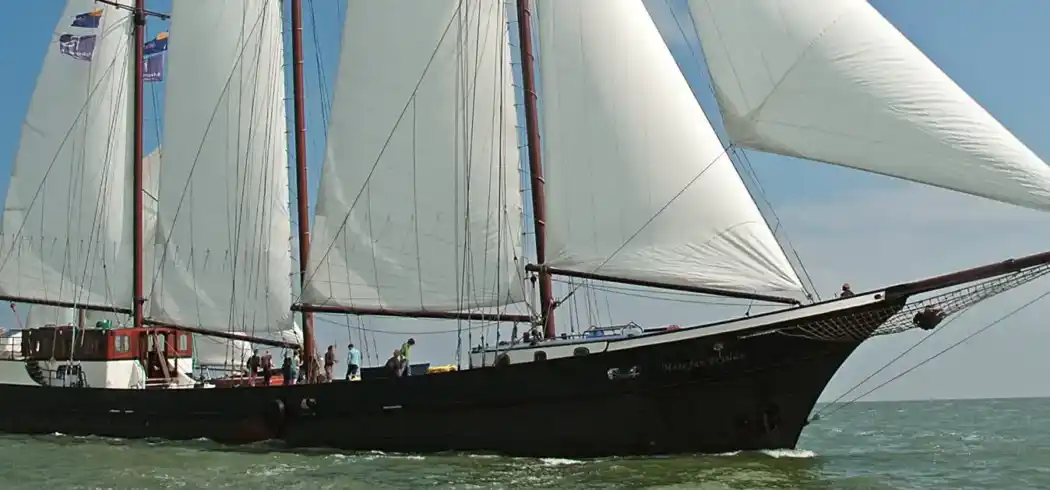 Foto - Segelschiff und Rad um Holland