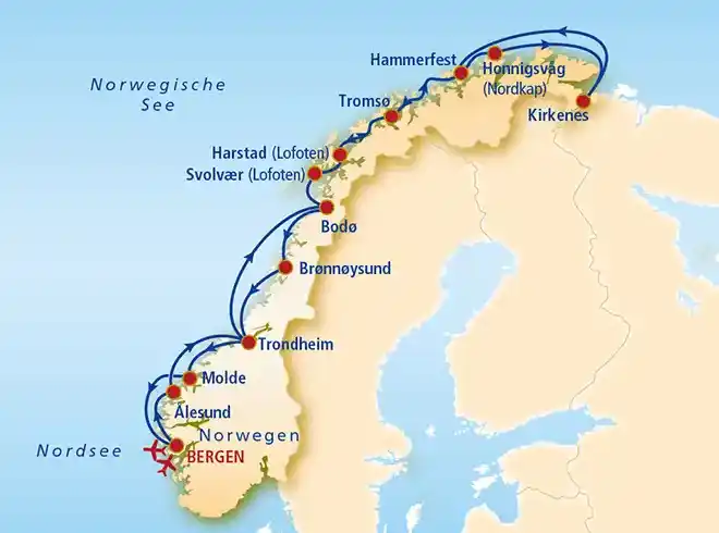 Foto - Hurtigruten Entlang