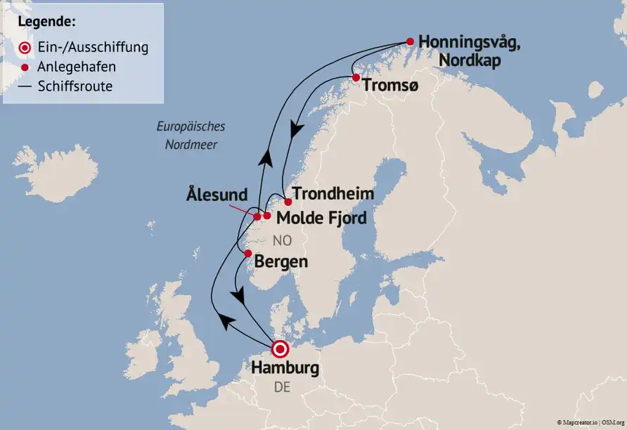 Aufnahme - Norwegen Nordkap