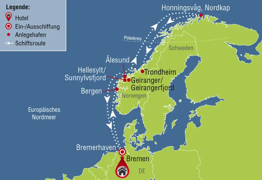 Aufnahme - Norwegen Nordkap