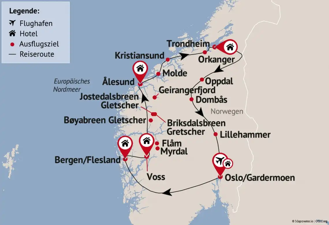 Impression - Norwegen Rundreise