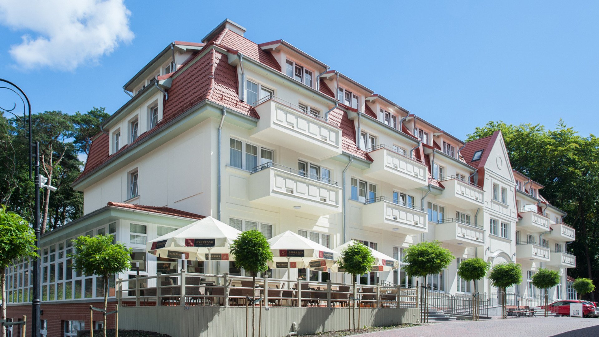 Usedom 7 Nächte Hotel Kaisersgarten Swinemünde ab 325€
