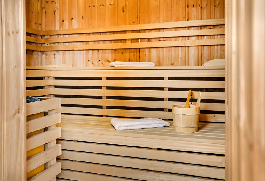 Ein Sauna im Hotel Reitenberger in Meißen