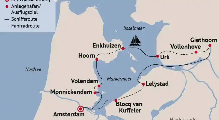 Aufnahme - Radeln Segeln