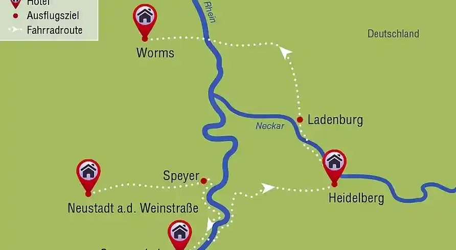 Foto - Radrundreise Rheinromantik