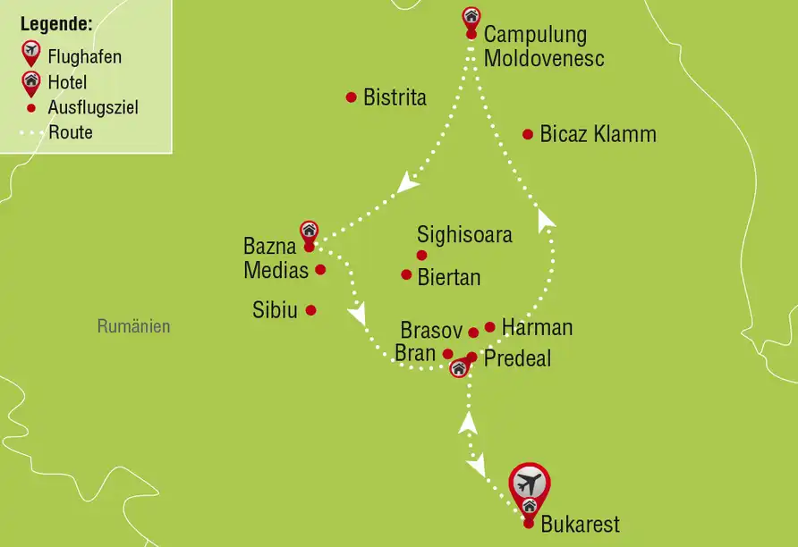 Ansicht - Rumänien Rundreise