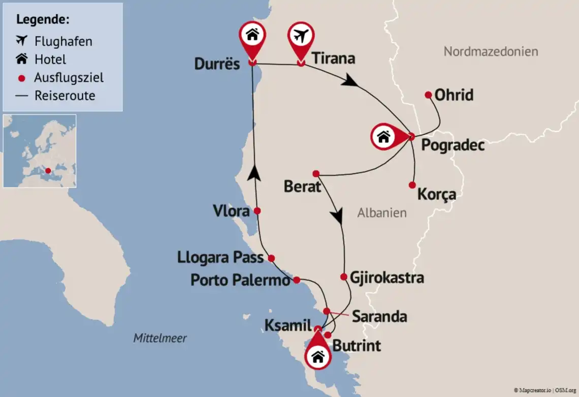 Impression - Rundreise Albanien